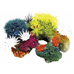 Produktbild von Nobby Aquariendekoration Korallenstein mit Pflanzen mittelgroß