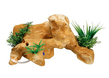 Produktbild von Nobby Aquariendekoration Lava-Fels mit Pflanzen