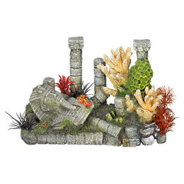 Produktbild von Nobby Aquariendekoration Säulen mit Pharao und Korallen mit Pflanzen