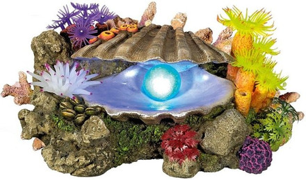 Produktbild von Nobby Aquariumdekoration Muschel mit Pflanzen