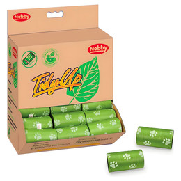 Produktbild von Nobby biologisch abbaubare Kotbeutel grün - 42 x 15 Stk.