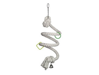 Produktbild von Nobby Cage Toy Schaukel Spirale weiß Ø 3,5 x 225 cm