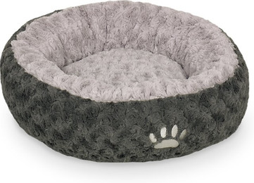 Produktbild von Nobby Donut SEOLI Hundebett dunkelgrau / hellgrau Ø 45 cm - 45 cm