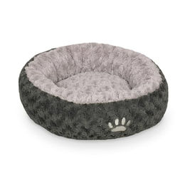 Produktbild von Nobby Donut SEOLI Hundebett dunkelgrau/hellgrau Ø 80 cm