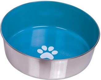 Produktbild von Nobby Edelstahlnapf Heavy Paw rutschfest hellblau - 2,7 l