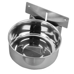 Nobby Edelstahlnapf mit Befestigungsplatte 10 cm - 0,25 l – Bild 1 von 4