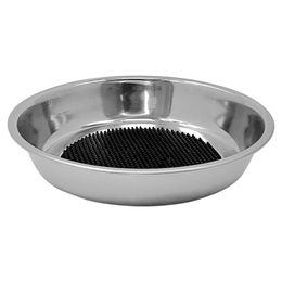 Nobby Edelstahlnapf mit integrierter Leckmatte, rutschfest - 200 ml – Bild 1 von 2