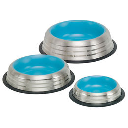 Produktbild von Nobby Edelstahlnapf ROYAL STRIPE, rutschfest - 1,7 l