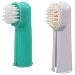 Produktbild von Nobby Finger-Zahnbürstenset für Hunde - 2 Stk.