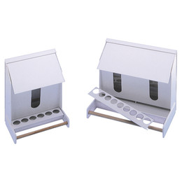 Produktbild von Nobby Futterautomat Kunststoff für Sittiche weiß - 1,5 kg