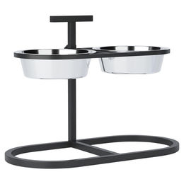 Nobby Futterbar CALME verstellbar inkl. 2 Näpfen - 2 x 1,8 l – Bild 1 von 2