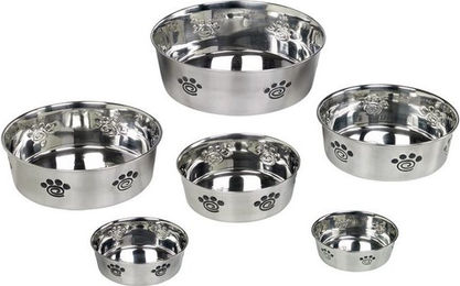 Produktbild von Nobby Futternapf Edelstahlnapf Heavy Spiral rutschfest - 0,45 l