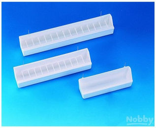 Produktbild von Nobby Futternapf Futterbehälter mit Drahthaken weiß