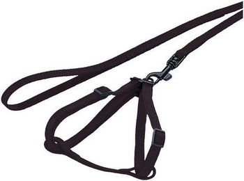 Produktbild von Nobby Garnitur Nylon Frettchen/Ratten schwarz - 1 Stk.