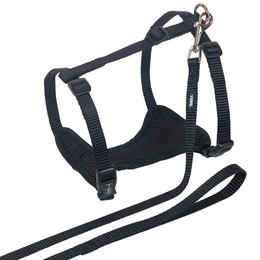 Produktbild von Nobby Geschirr Katzengarnitur Mesh schwarz