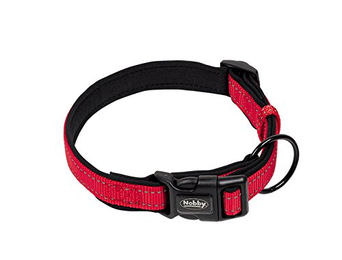 Produktbild von Nobby Halsband Classic Reflect SOFT rot/schwarz