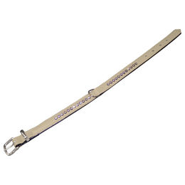 Produktbild von Nobby Halsband Crystal einreihig sand/schwarz - 32 cm