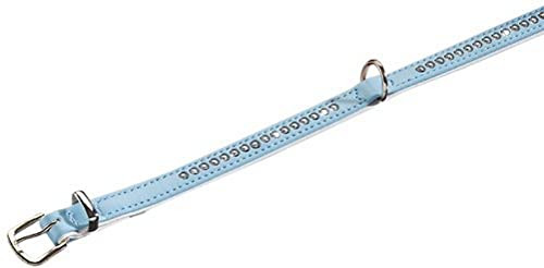 Produktbild von Nobby Halsband Crystal zweireihig hellblau/weiß - 1 Stk.