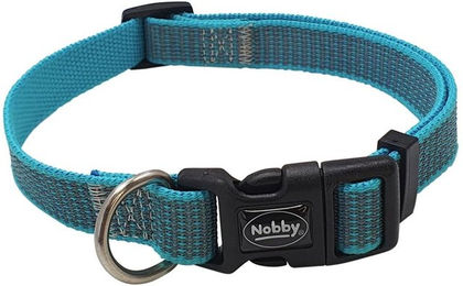 Produktbild von Nobby Halsband Full Reflect hellblau