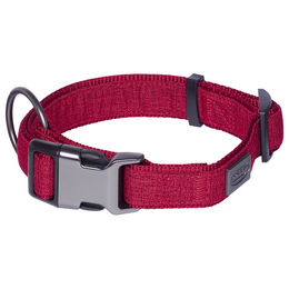 Nobby Halsband Linen Deluxe rot – Bild 1 von 3