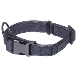 Produktbild von Nobby Halsband Linen Deluxe schwarz/grau - 1 Stk.