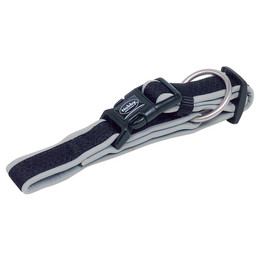 Produktbild von Nobby Halsband Mesh Preno grau verstellbar 40-55 cm