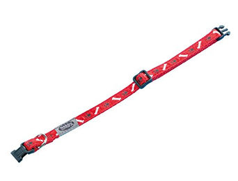 Produktbild von Nobby Halsband Mini rot verstellbar 20-35 cm