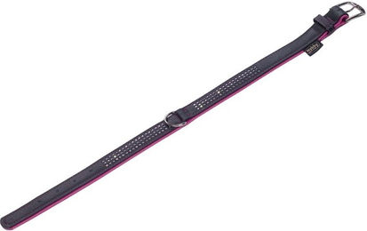 Produktbild von Nobby Halsband Pacific Deluxe dreireihig fuchsia - 1 Stk.