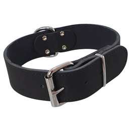 Produktbild von Nobby Halsband Tabil aus Fettleder schwarz Größe L