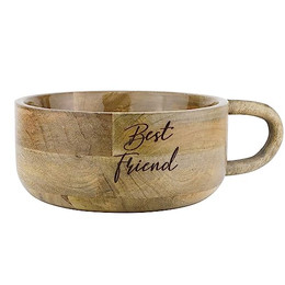 Produktbild von Nobby Holznapf Cup aus Mangoholz, rutschfest - 1,5 l