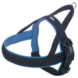 Nobby Hunde-Geschirr Norwegergeschirr Mesh Preno blau – Bild 1 von 6