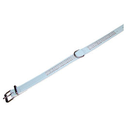 Produktbild von Nobby Hunde-Halsband Crystal dreireihig hellblau/weiß - 1 Stk.