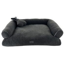 Produktbild von Nobby Hunde Komfortsofa Jella dunkelgrau, Maße: 70 x 57 x 16 cm
