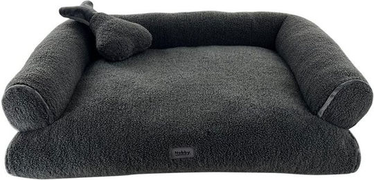 Produktbild von Nobby Hunde Komfortsofa Jella dunkelgrau, Maße: 90 x 67 x 20 cm
