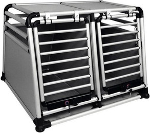 Produktbild von Nobby Hunde-Transportbox Aluminium Carbox doppelt Round Corner
