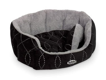 Nobby Hundebett oval Ceno schwarz/grau – Bild 1 von 2