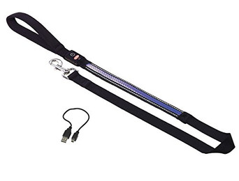 Produktbild von Nobby Hundeleine Flash Mesh blau
