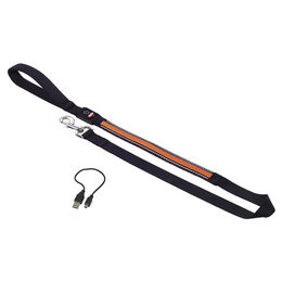 Nobby Hundeleine Flash Mesh orange – Bild 1 von 2