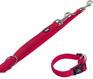 Produktbild von Nobby Hundeleine und Halsband Set Classic Preno rot XS-S