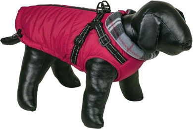 Produktbild von Nobby Hundemantel Karo 2in1 rot