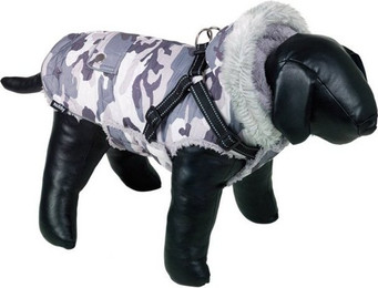 Produktbild von Nobby Hundemantel Polar 2in1 camouflage grau