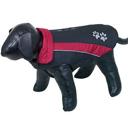 Produktbild von Nobby Hundemantel SABI schwarz/bordeaux