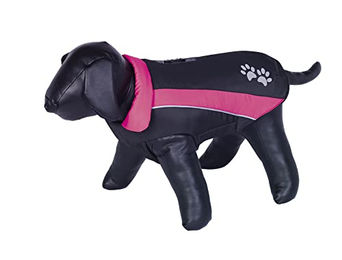 Nobby Hundemantel Sabi schwarz/rosa – Bild 1 von 2