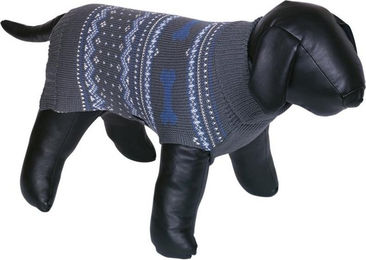 Produktbild von Nobby Hundepullover Mundo grau-hellblau