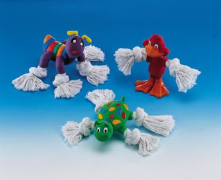 Produktbild von Nobby Hundespielzeug Latex Tiere mit Seil