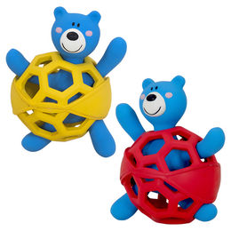 Produktbild von Nobby Hundespielzeug Vollgummi Gitterball mit Latex Bär