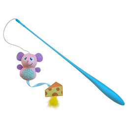 Produktbild von Nobby Katzen-Angel mit Maus-Spielzeug