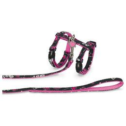 Produktbild von Nobby Katzen-Halsband Garnitur LOVE schwarz