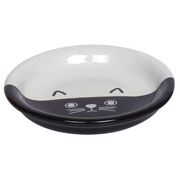 Produktbild von Nobby Katzen Keramik Milchschale Face schwarz/weiß - 1 Stk.