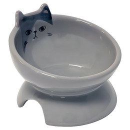 Produktbild von Nobby Katzen Keramik-Napf Kato grau